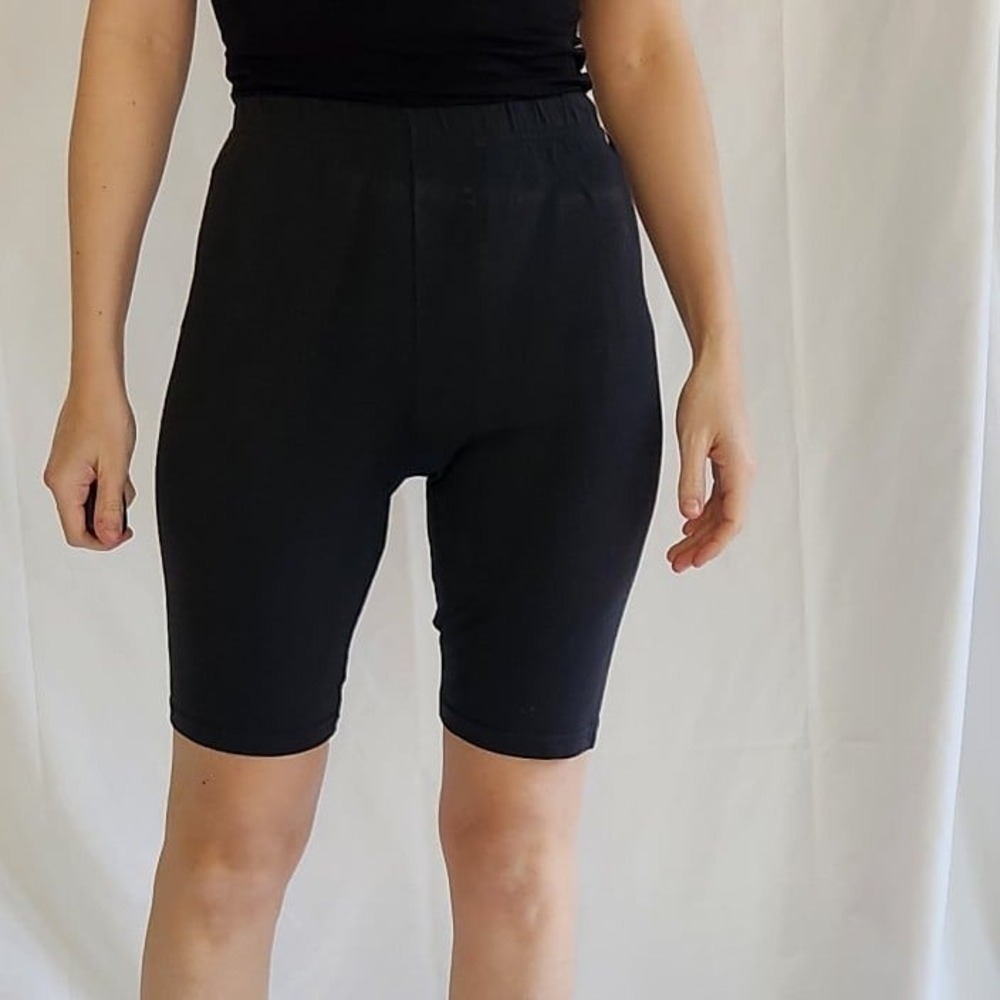 90s Deadstock Black Bike‎ Shorts